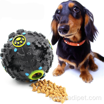 Food Treat Leaking Sounds Pet Dog Toy Ball